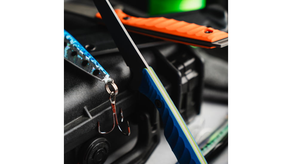 Toor Knives Avalaon Fixed Blade Knife, 9in, CPM 154 Steel, G10 Handle, Tidal Blue, Dark Grey, Avalon - Tidal Blue