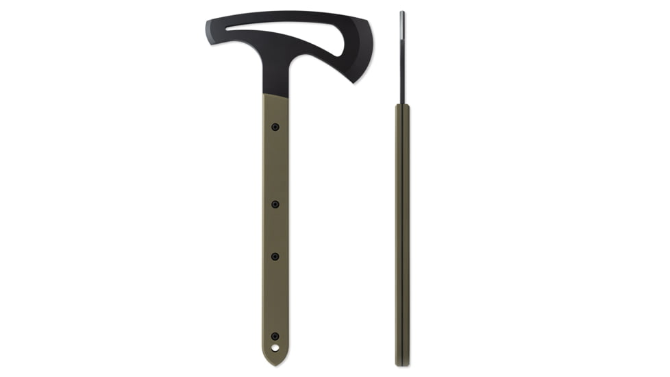 Toor Knives Brawker Fixed Blade Knives, 5.75in, Steel D2, G10, Ranger Green, Brawker-Ranger Green