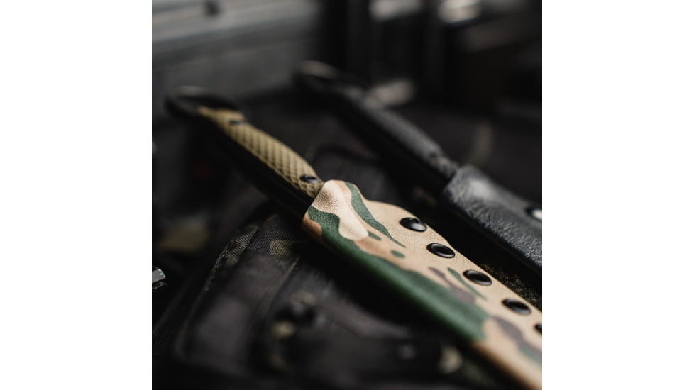 Toor Knives Dealer Exclusive Phosphor Green Serpent Fixed Blade Knife, 3.75in, Steel CPM3V, G10 Handle, Serpent-DE