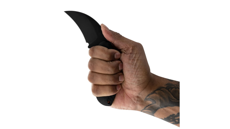 Toor Knives Karsumba Fixed Blade Knife, 2.5in, CPM 154 Steel, Canvas Micarta Handle, Carbon, Karsumba-Carbon