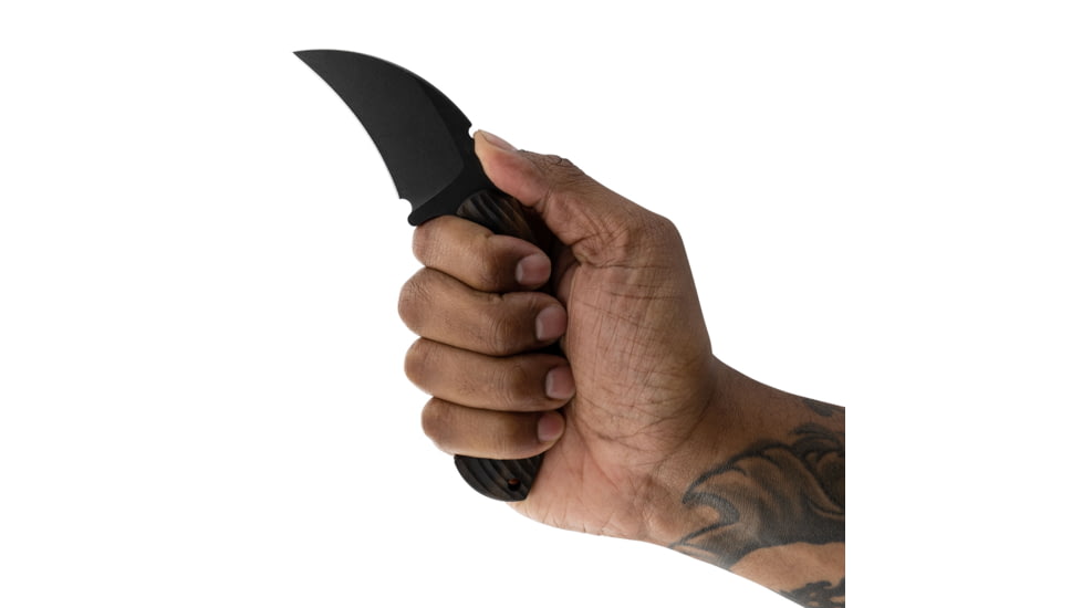 Toor Knives Karsumba Fixed Blade Knife, 2.5in, CPM 154 Steel, Canvas Micarta Handle, Outlaw, Karsumba-Outlaw