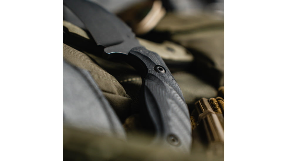 Toor Knives Karsumba Fixed Blade Knife, 2.5in, CPM 154 Steel, Canvas Micarta Handle, Outlaw, Karsumba-Outlaw