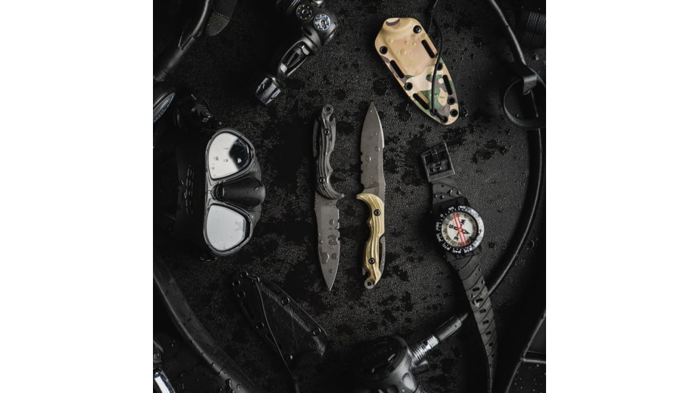 Toor Knives Marine Utility Fighting Dive Knives, Carbon, Marine-Dive-Kni-Cbn