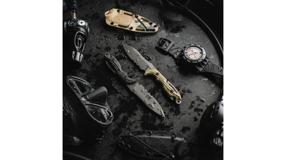 Toor Knives Marine Utility Fighting Dive Knives, Carbon, Marine-Dive-Kni-Cbn