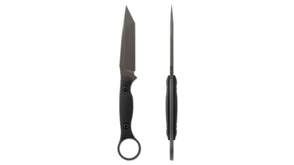 Toor Knives Serpent Fixed Blade Knife, 3.75in, CPM 3V Steel, G10 Handle, Caiman Green, Serpent-Caiman Green, EDEMO1