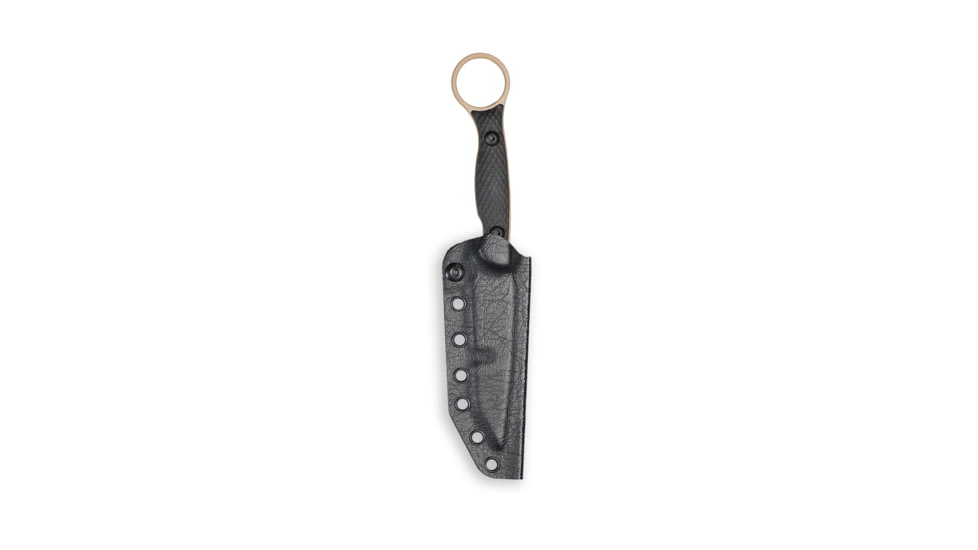 Toor Knives Serpent Fixed Blade Knife, 3.75in, CPM3V, G10 Handle, FDE, Serpent-FDE