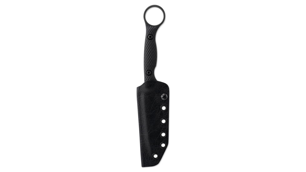 Toor Knives Serpent Fixed Blade Knife, 3.75in, Steel CPM3V, G10 Handle, Carbon, Serpent-Carbon