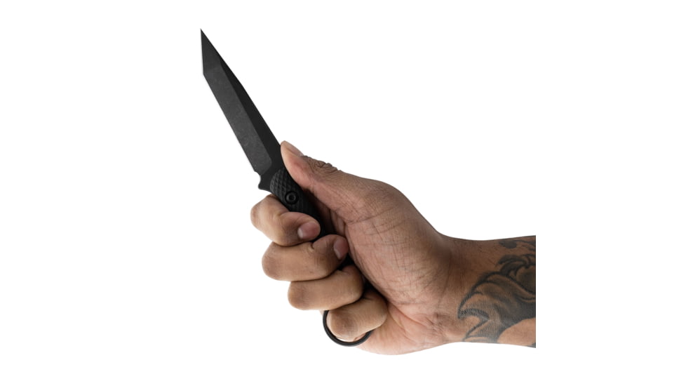 Toor Knives Serpent Fixed Blade Knife, 3.75in, Steel CPM3V, G10 Handle, Carbon, Serpent-Carbon