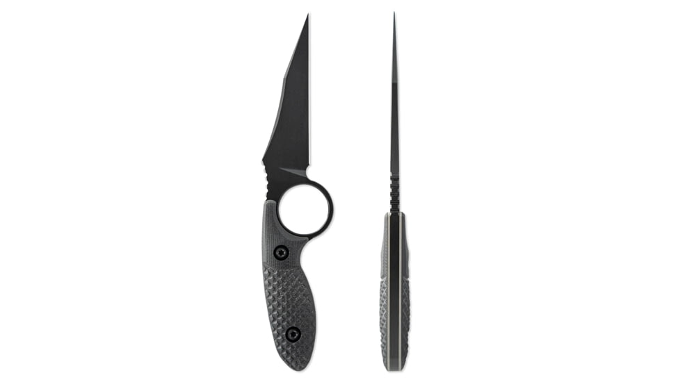Toor Knives SOF Cortano Fixed Blade Knife, 3.175in, CPM-M4, Wharncliffe, G10 Handle, SoCom Black, The Cortano- Socom Black