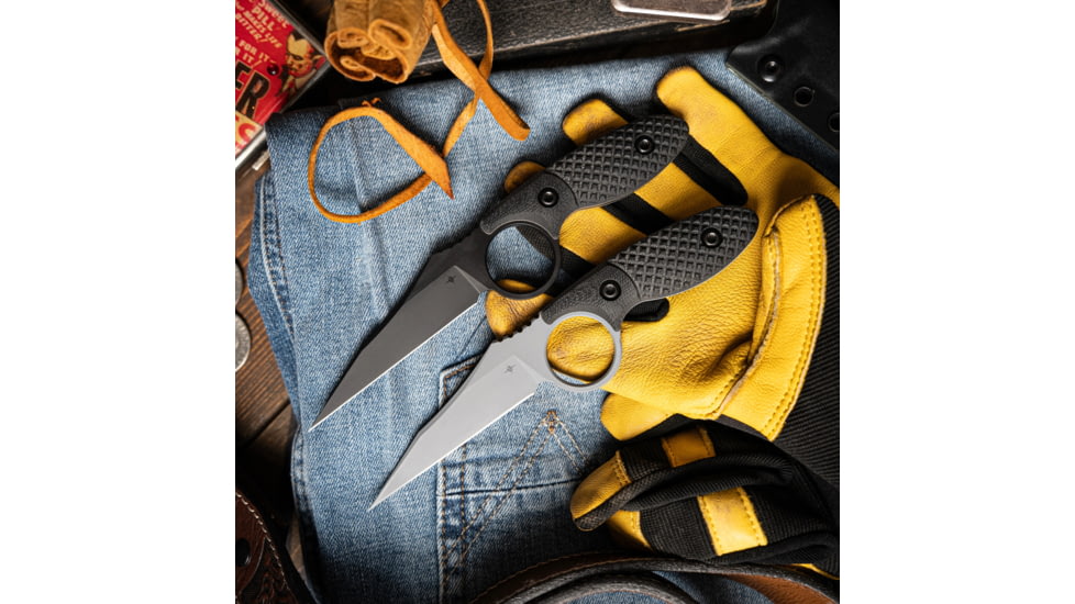Toor Knives SOF Cortano Fixed Blade Knife, 3.175in, CPM-M4, Wharncliffe, G10 Handle, SoCom Black, The Cortano- Socom Black