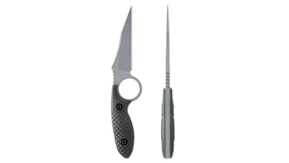 Toor Knives SOF Cortano Fixed Blade Knife, 3.175in, CPM-M4 Blade, Wharncliffe Blade, G10, Phantom Grey, The Cortano- Phantom Grey