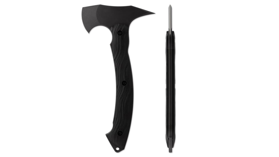 Toor Knives Tomahawk Axe, 5.75in, D2 Steel, G10 Handle, Carbon, Tomahawk-Carbon