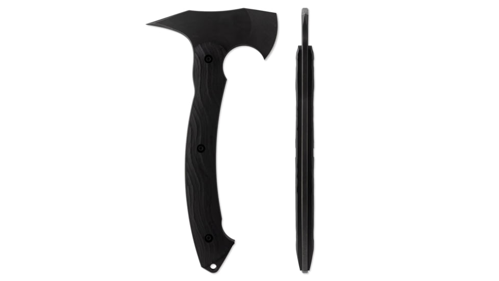 Toor Knives Tomahawk Axe, 5.75in, D2 Steel, G10 Handle, Carbon, Tomahawk-Carbon