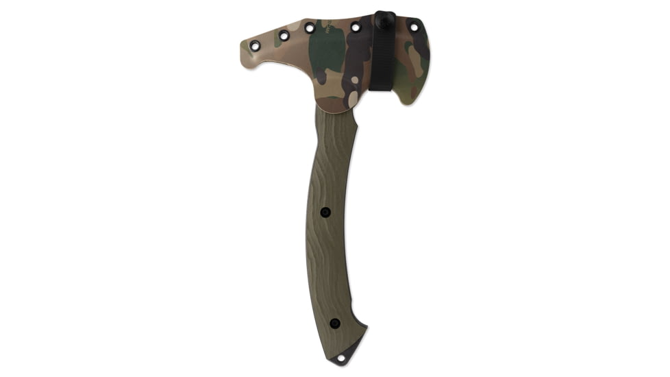 Toor Knives Tomahawk Axe, 5.75in, D2 Steel, G10 Handle, Covert Green, Tomahawk-Covert Green