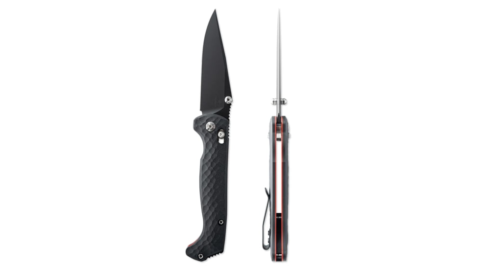 Toor Knives Toor Dropwing Folding Knife, 3.5in,CPM Magnacut, Drop Point, G-10, Shadow Black Handle, Dropwing - Shadow Black