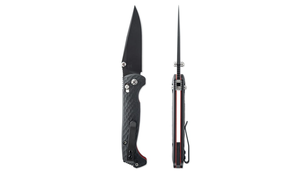 Toor Knives Toor Dropwing Folding Knife, 3.5in,CPM Magnacut, Drop Point, G-10, Shadow Black Handle, Dropwing - Shadow Black