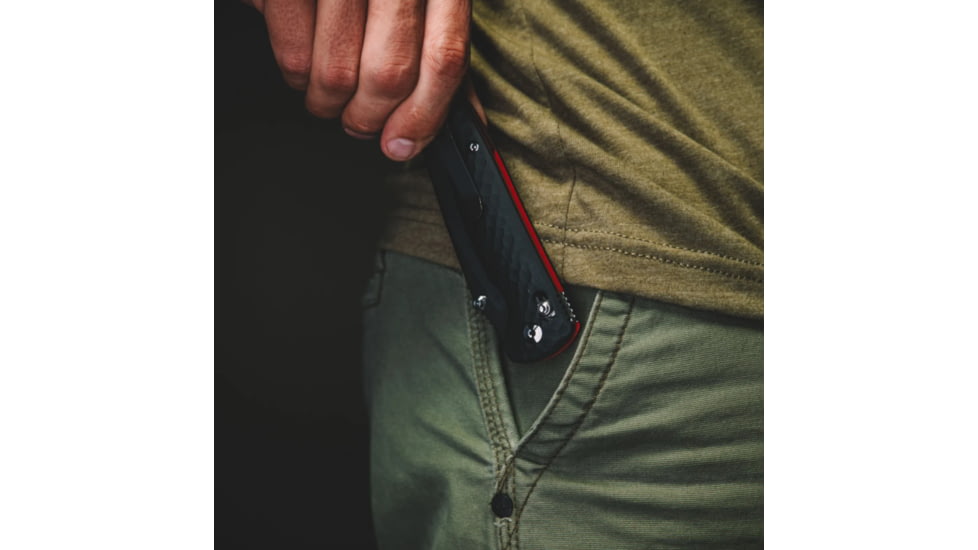 Toor Knives Toor Dropwing Folding Knife, 3.5in,CPM Magnacut, Drop Point, G-10, Shadow Black Handle, Dropwing - Shadow Black