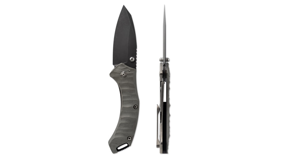 Toor Knives XT1 Charlie Folding Knife, 3.25 in, CPM S35VN, 6Al4v Titanium, Carbon, XT1-Charlie-Carbon