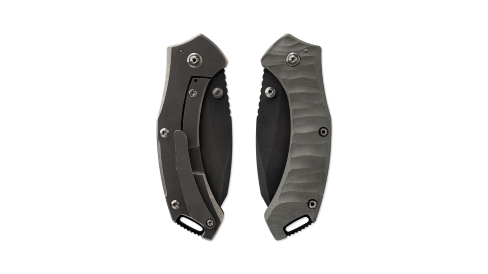 Toor Knives XT1 Charlie Folding Knife, 3.25 in, CPM S35VN, 6Al4v Titanium, Carbon, XT1-Charlie-Carbon