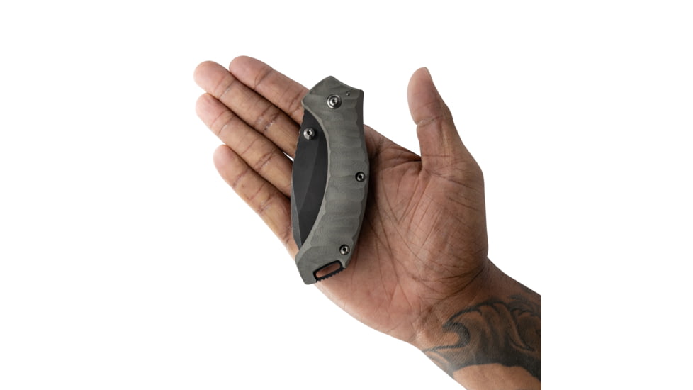 Toor Knives XT1 Charlie Folding Knife, 3.25 in, CPM S35VN, 6Al4v Titanium, Carbon, XT1-Charlie-Carbon