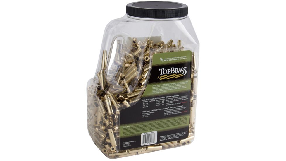 Top Brass .300 AAC Blackout Reconditioned Brass, 1000 Coun, Jug, 8B300BLKMY-M-J