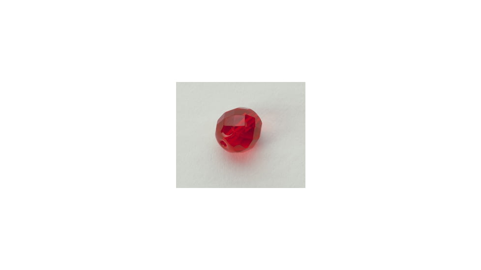 Top Brass PGB-010ARD Glass Bead 10mm Red 10Pk, PGB-010ARD