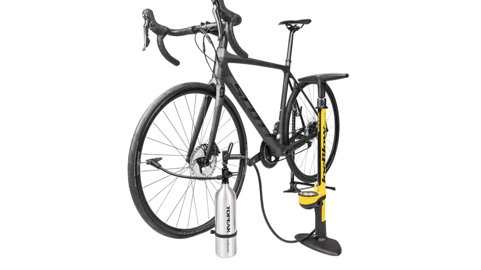 TOPEAK Tubibooster X Air Pump, Silver, 62002370