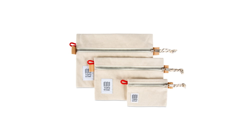 Topo Designs Accessory Bag Canvas, Natural, 4639956860981