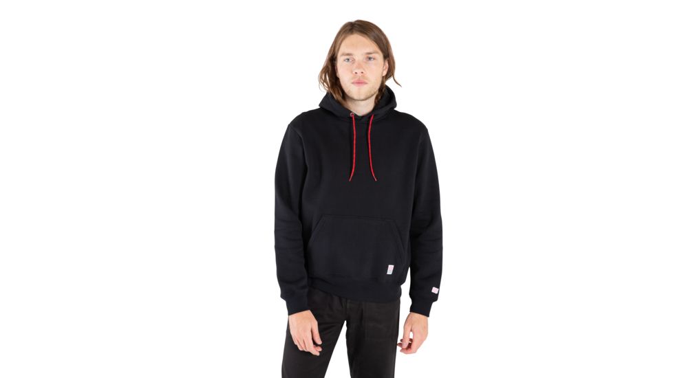 Topo Designs Classic Hoodie - Mens, Black, Large, TDMCLHDS19BKLG