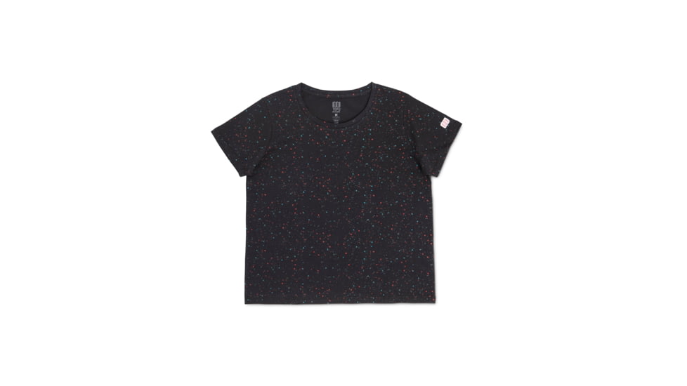 Topo Designs Cosmos Tee - Womens, Black, XS, 6629551341621
