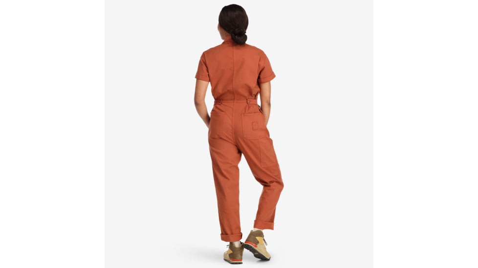 Topo Designs Dirt Coverall - Womens, Extra Small, Brick, 6901365801013