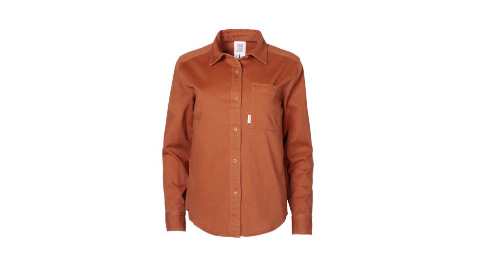 Topo Designs Dirt Shirt - Womens, Clay, Small, TDWDTSS18CLSM