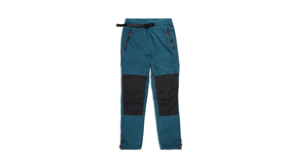 Topo Designs Fleece Pants - Mens, Pond Blue/Black, 3722587799605