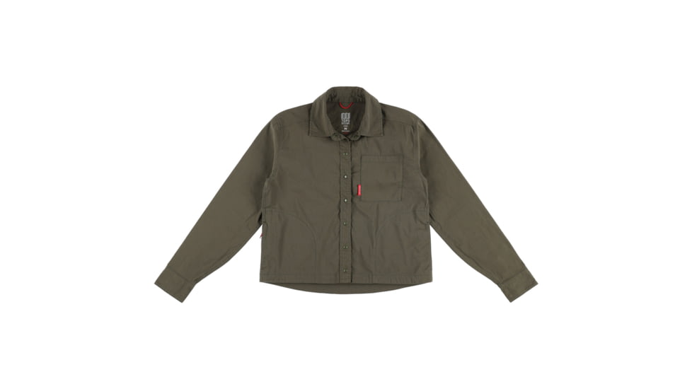 Topo Designs Global Shirt - Womens, Extra Small, Olive, 6658216656949