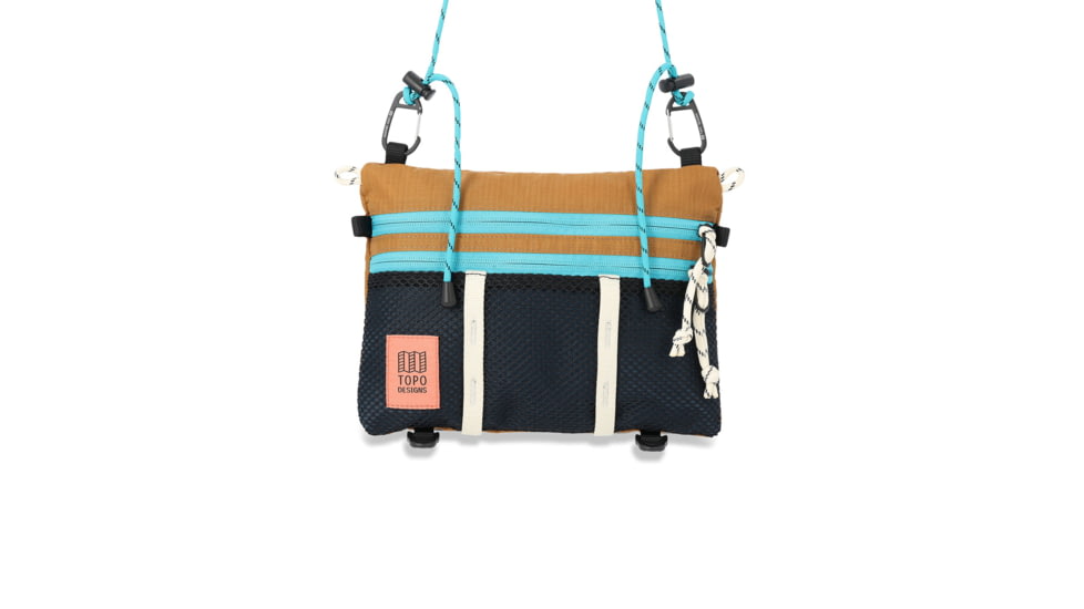 Topo Designs Mountain Accessory Shoulder Bsags, Khaki/Pond Blue, 6631439433781