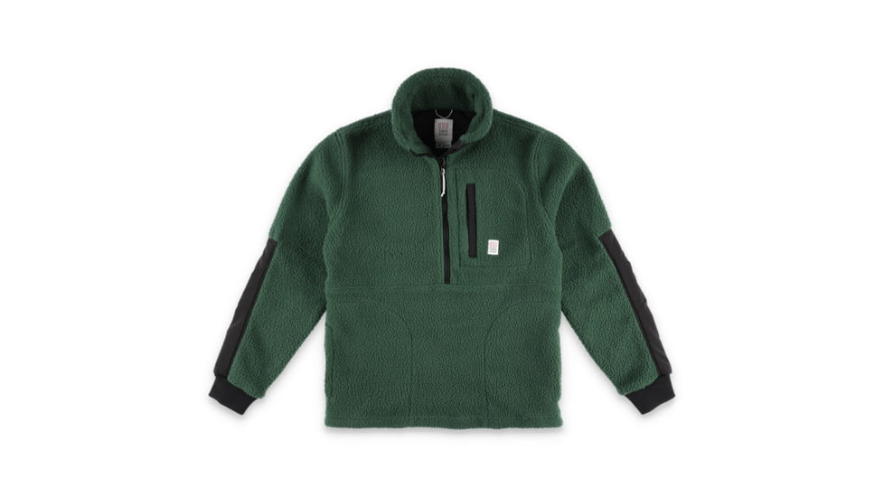 Topo Designs Mountain Fleece Pullover - Mens, Black, S, 6665932046389