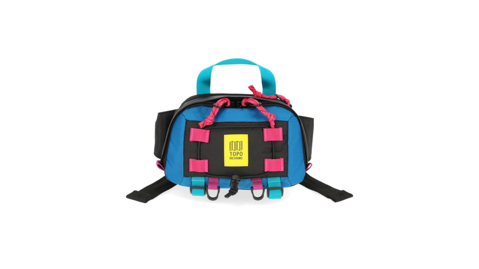 Topo Designs Mountain Hip Packs, Black/Blue, 7090315198517