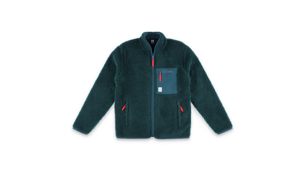 Topo Designs Sherpa Jacket - Mens, Pond Blue, S, 7090422612021