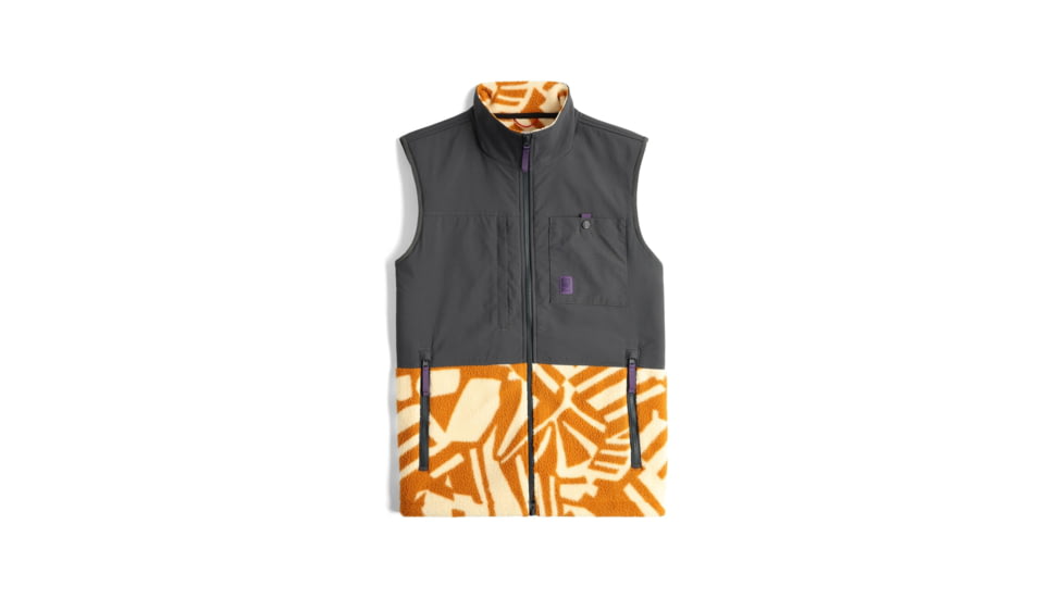 Topo Designs Subalpine Fleece Vest - Mens 5F6773F5, 312301001980