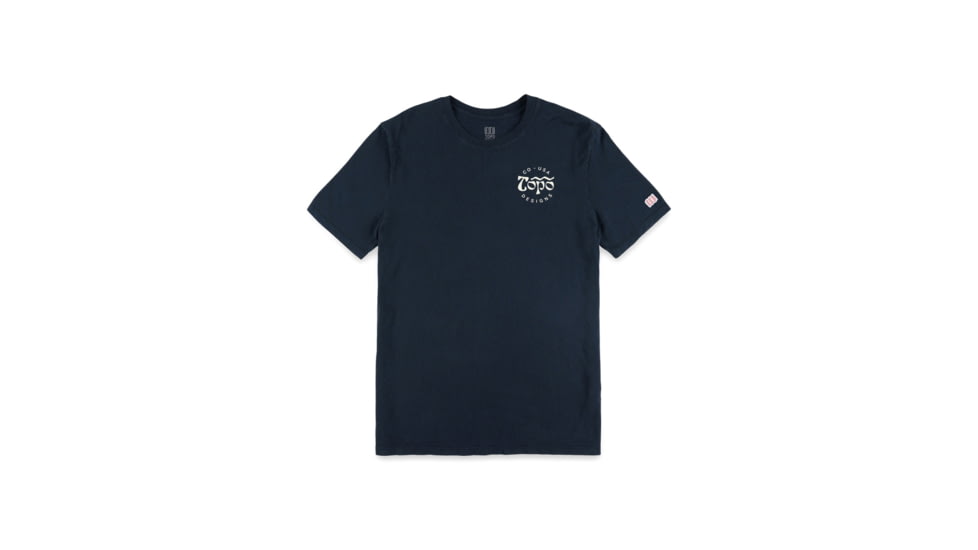 Topo Designs Type-O Tee - Men's, Navy, S, 6750110253109