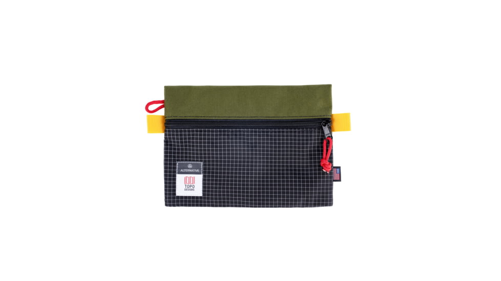 Topo Designs X Alternative Accessory Bags, Olive/Black, 3838018912309
