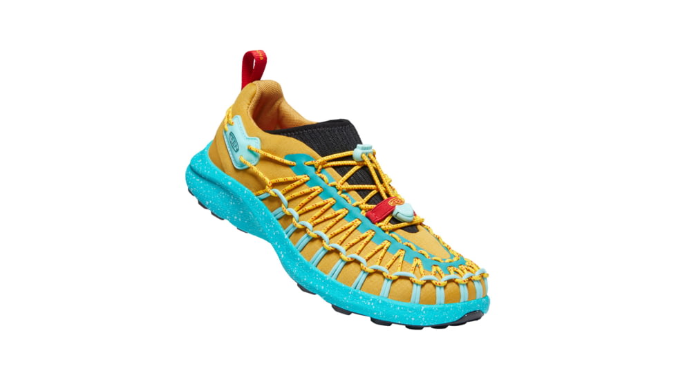 Topo Designs X Keen Uneek SNK Sneaker - Womens, Khaki/Turquoise, 6610584535093