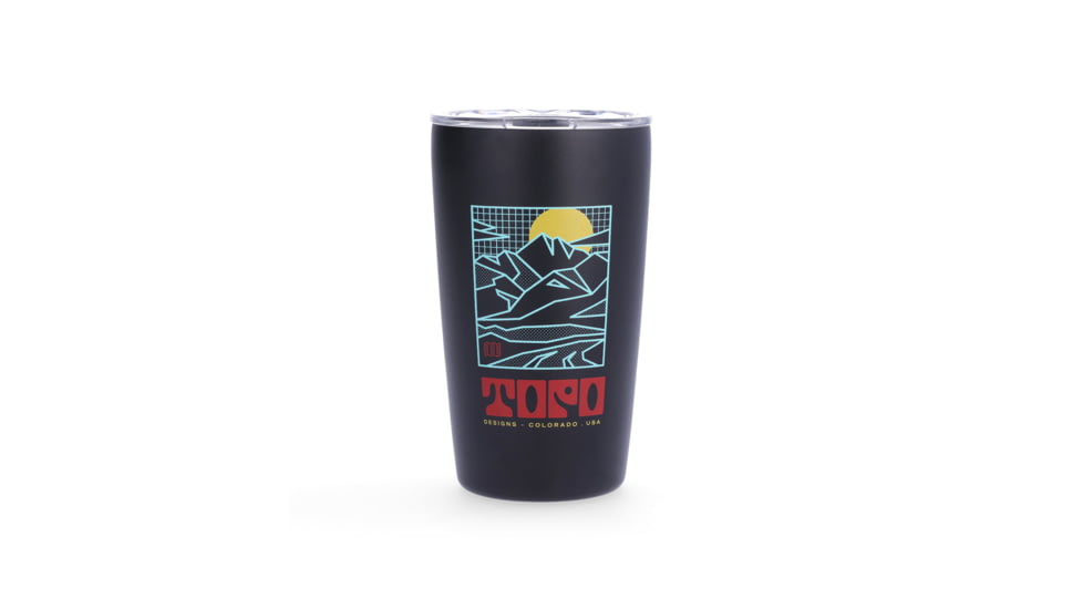 Topo Designs X Miir Tumbler, Black Arcade Mountain, 1710600705