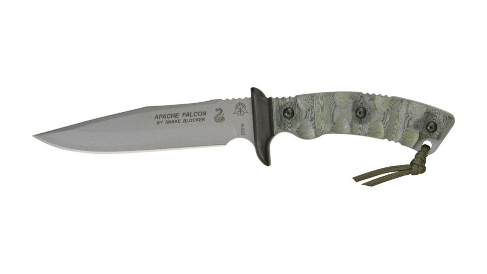Tops Knives Apache Falcon Fixed Blade Knife TPAFAL01