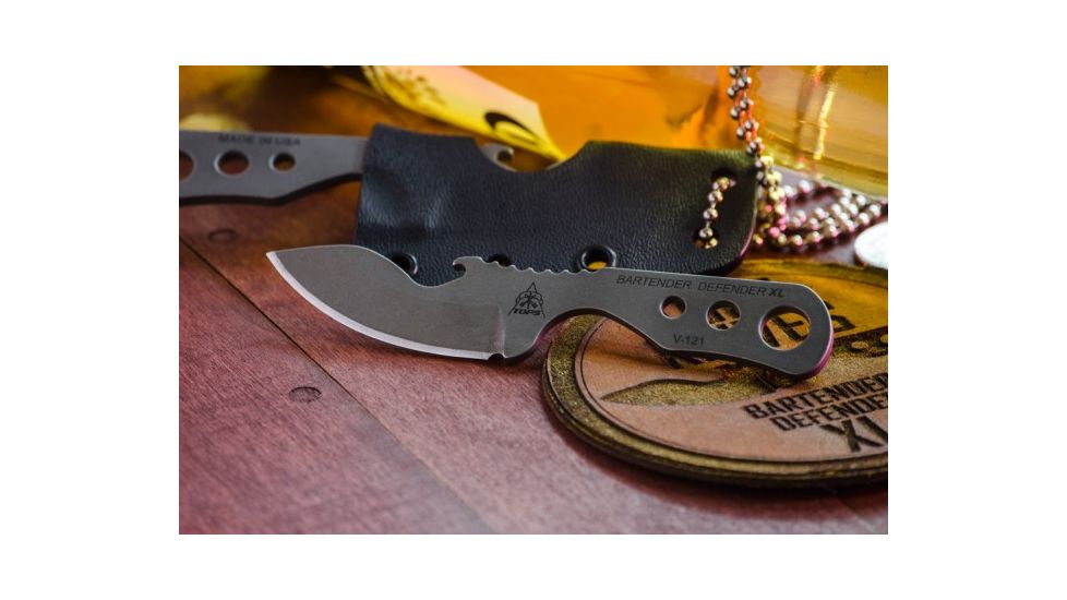 Tops Knives Bartender Defender XL Multi-Tool, Black, 2.13in, BAR-XL
