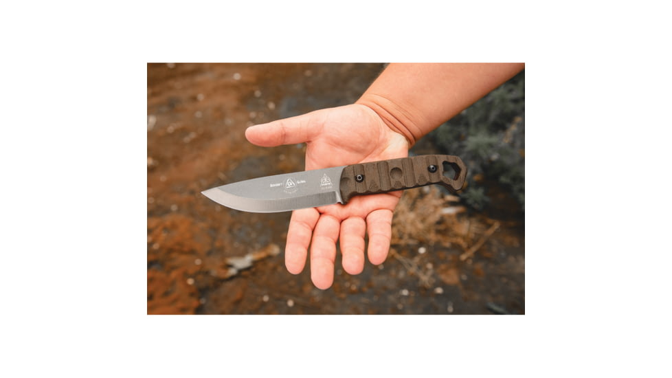 TOPS Knives Brakimo Fixed Blade Tungsten