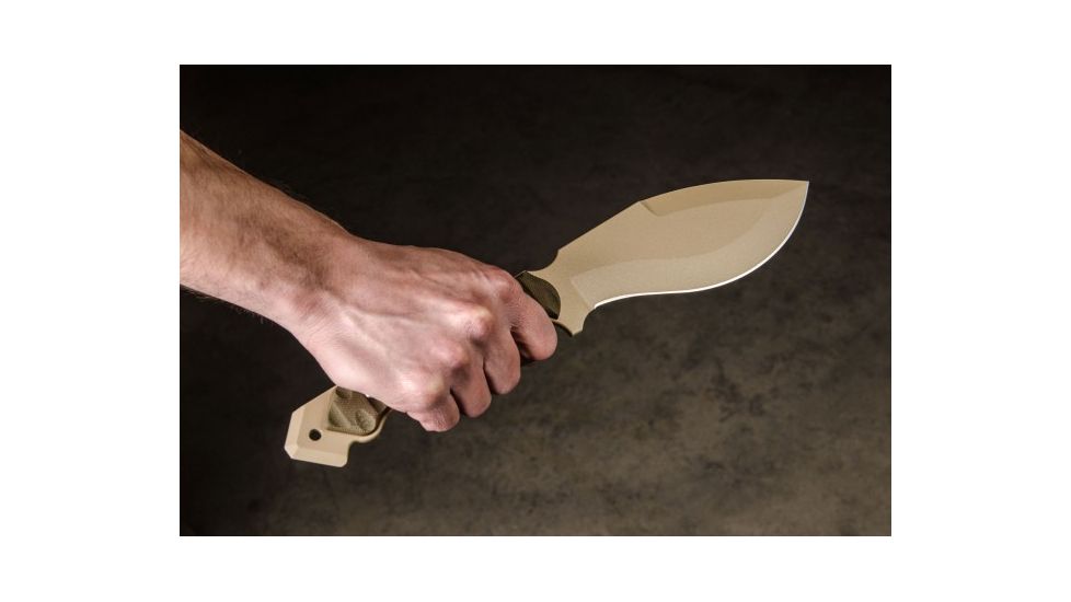 Tops Knives Cuma Tak-Ri 3.5 Fixed Blade Knife, Olive Drab, 7in, CUMATK-3.5