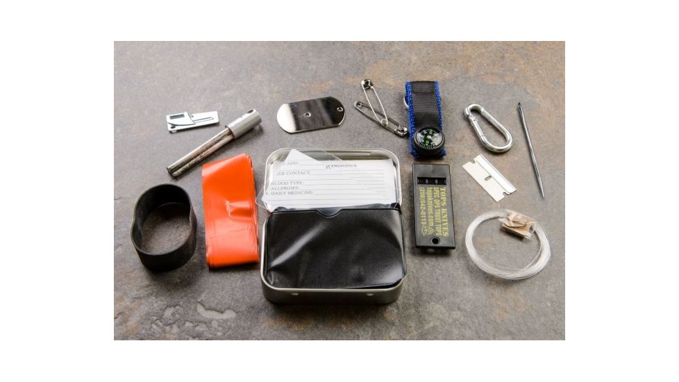 Tops Knives E-16 Kit, Black, E-16