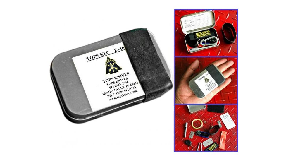 Tops Knives E-16 Kit, Black, E-16