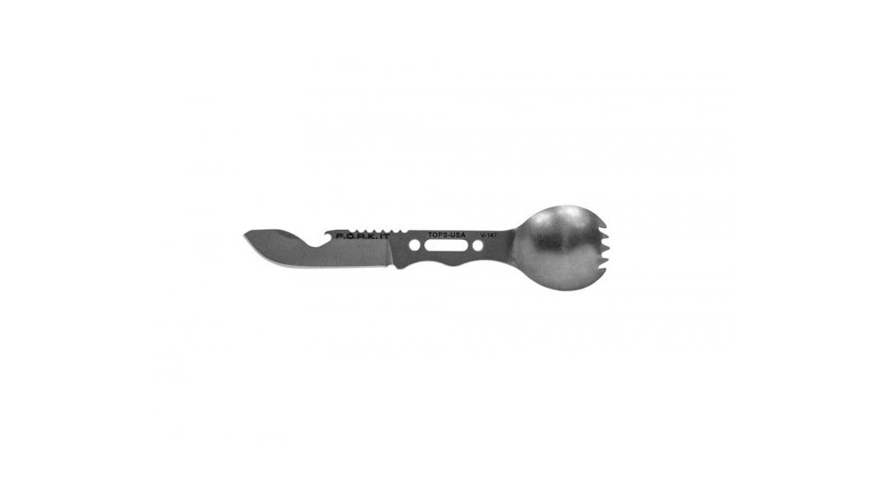 Tops Knives F.O.R.K. IT Multi Tool, Silver, 2.63in, FORK-01